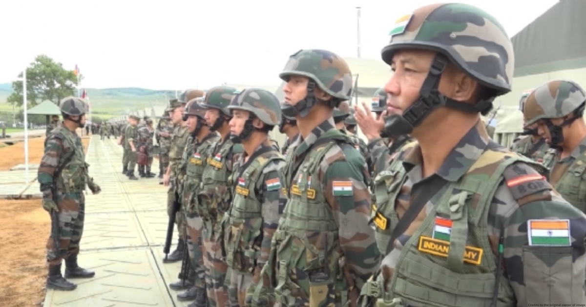 Indian Army contingent participates in Exercise Vostok-2022 in Russia